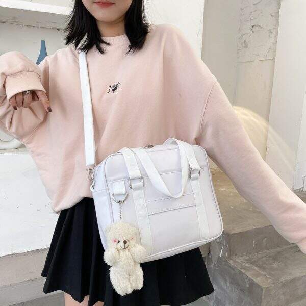 Japanese college style shoulder bag - Image 2