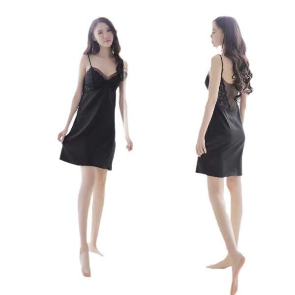 Ice silk nightgown and pajamas - Image 5