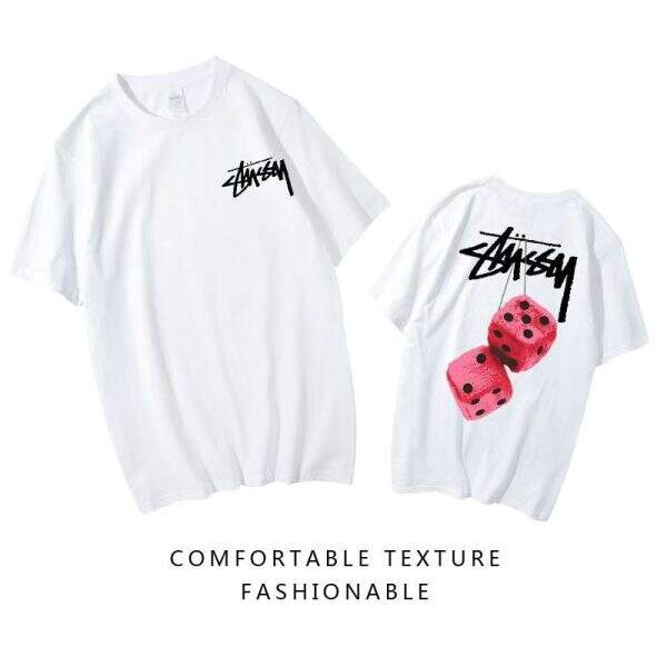 Couple style student loose ins high street T-shirt - Image 2