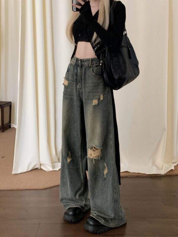Vintage ripped jeans - Image 4