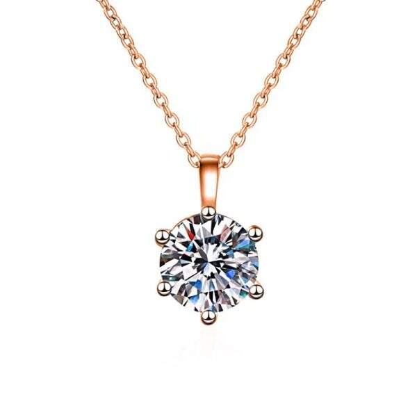Fashionable and minimalist six claw necklace - Image 5