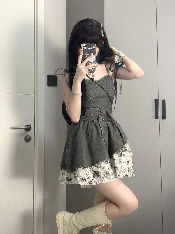 Floral patchwork dress - Image 2