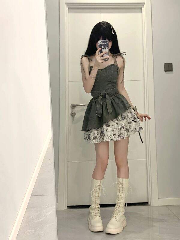 Floral patchwork dress - Image 5