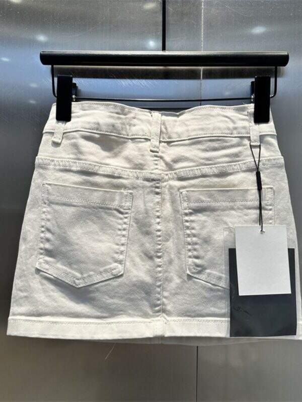 white denim skirt - Image 5