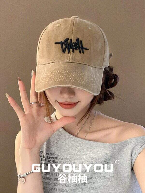 Water washed embroidered baseball cap - Image 4