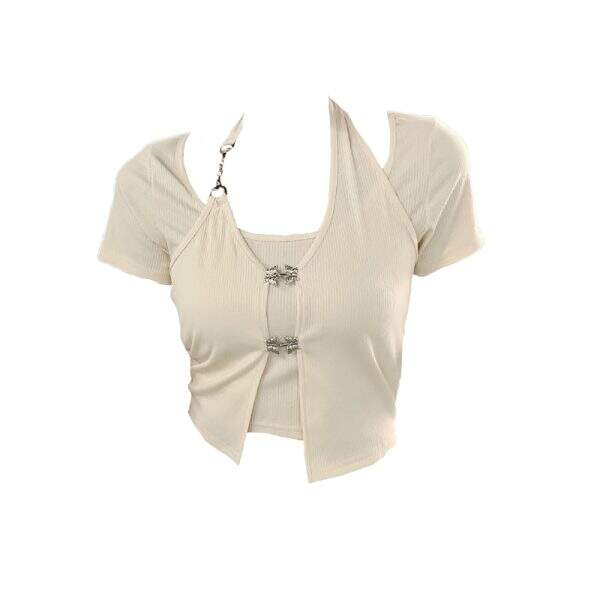 Versatile solid color gentle top - Image 5
