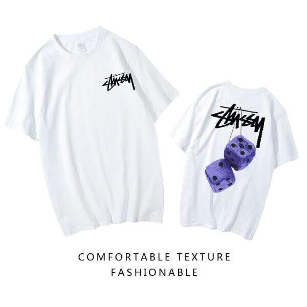 Couple style student loose ins high street T-shirt - Image 3