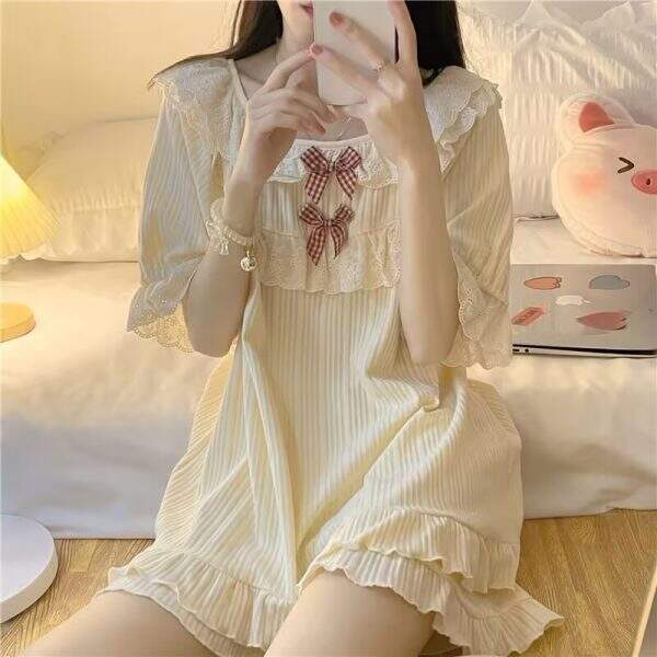 Princess style sleepwear two-piece set - Image 1
