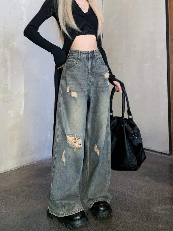 Vintage ripped jeans - Image 5