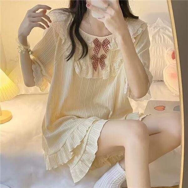 Princess style sleepwear two-piece set - Image 3