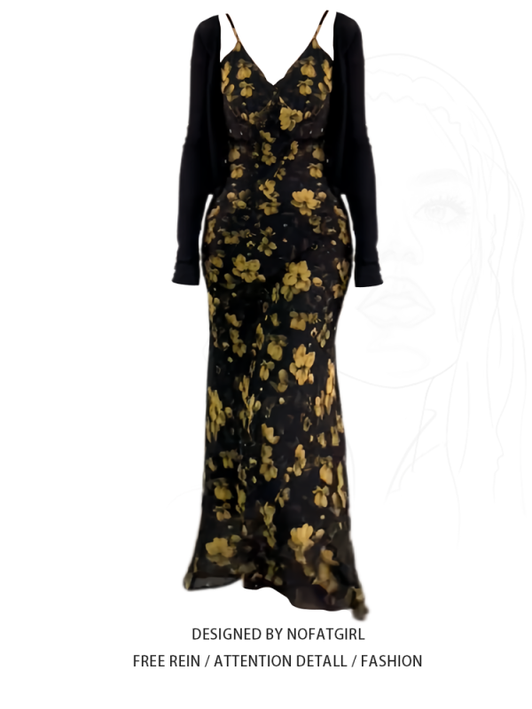 Vintage floral dress - Image 3