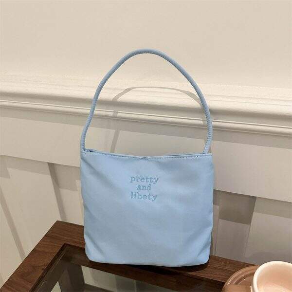 Korean fashion letter embroidery bag - Image 1