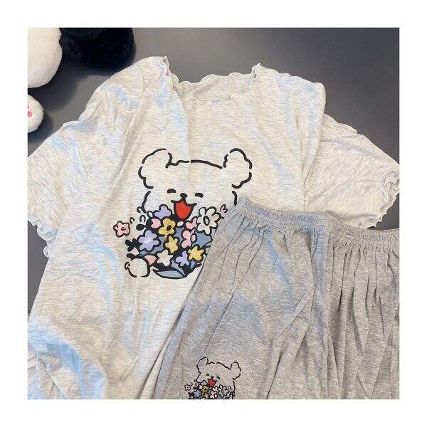 Cartoon thin loose home clothing - Image 4