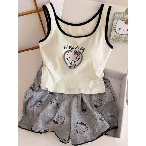 Comfortable girl's outdoor home suit set - Image 3
