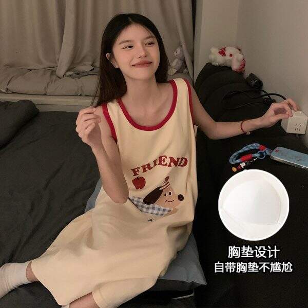 Sleeveless comfortable nightgown - Image 3