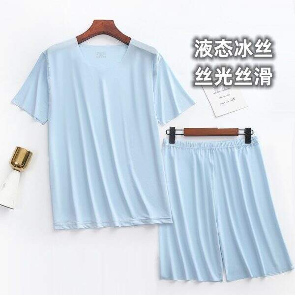Ice silk comfortable pajamas set - Image 5