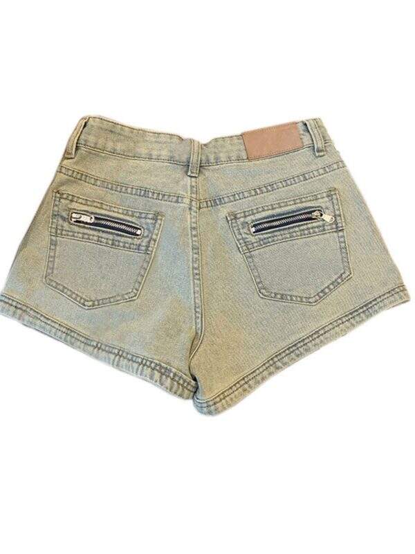 vintage high waisted denim shorts - Image 5