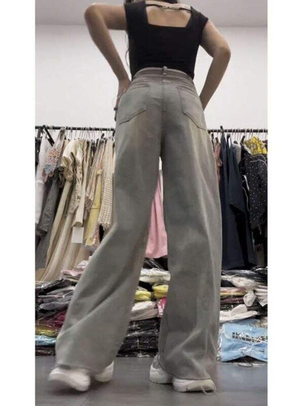 Vintage ripped denim pants - Image 4