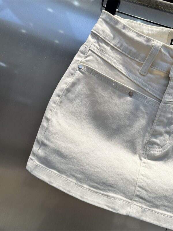 white denim skirt - Image 4