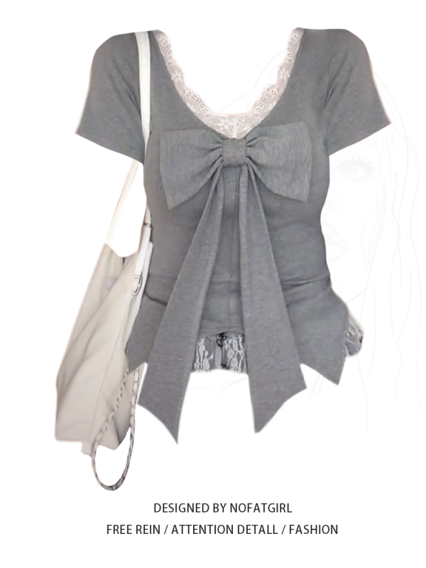 Gentle Wind Bow Waist Top - Image 4