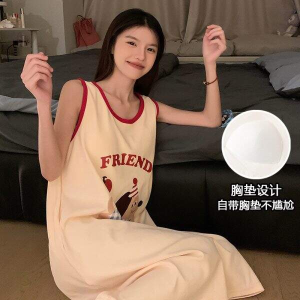 Sleeveless comfortable nightgown - Image 2