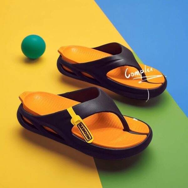 Men wearing non slip beach sandals outdoors - Image 4