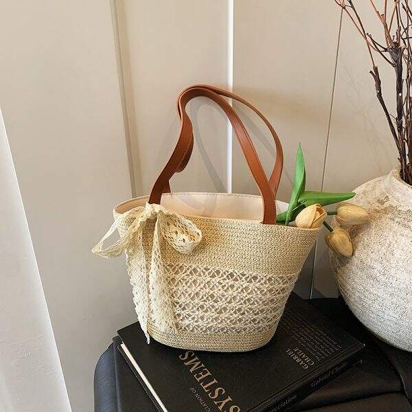 Simple Design Fashion Single Shoulder Handbag - Image 3