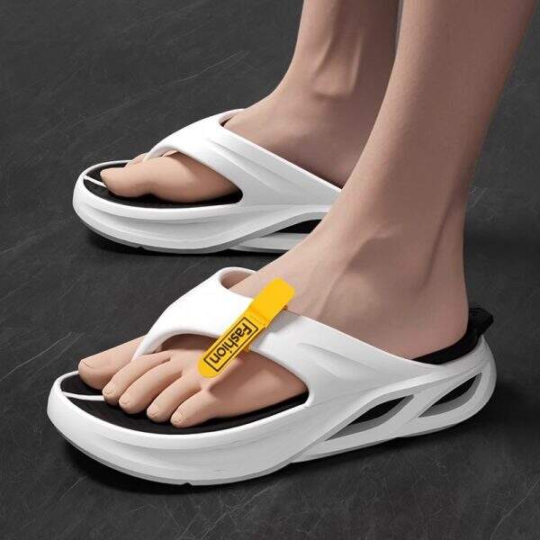 Men wearing non slip beach sandals outdoors - Image 2