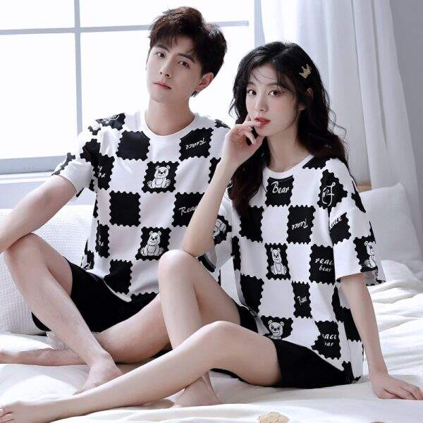 Couple's casual pajama set - Image 4