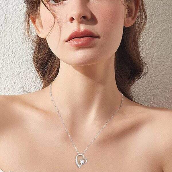 Love necklace earrings - Image 2