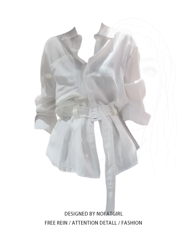 Korean long sleeved versatile shirt - Image 3