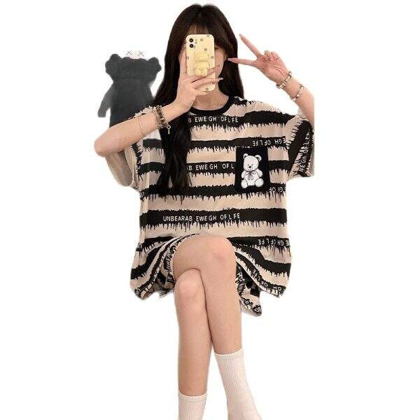 Loose sleepwear and pants two-piece set - Image 5