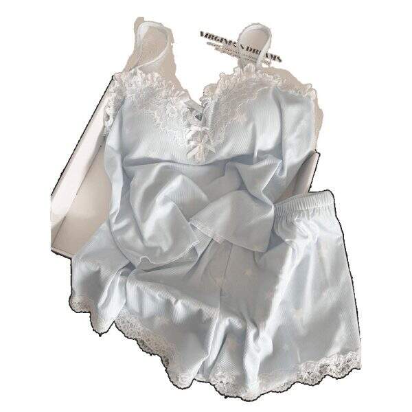Korean Comfort Home Clothes Sleepwear Two Piece Set - Image 5