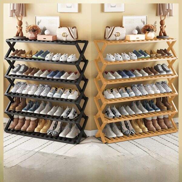 Folding shoe rack at the entrance - Image 1