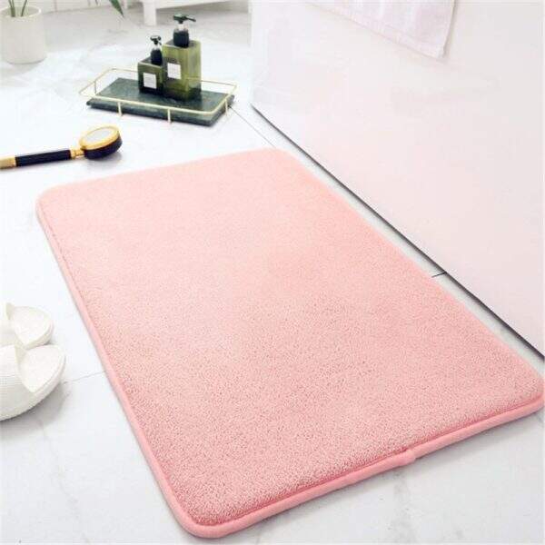 Solid color bathroom absorbent carpet - Image 4