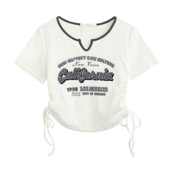 American slim fit drawstring top - Image 3