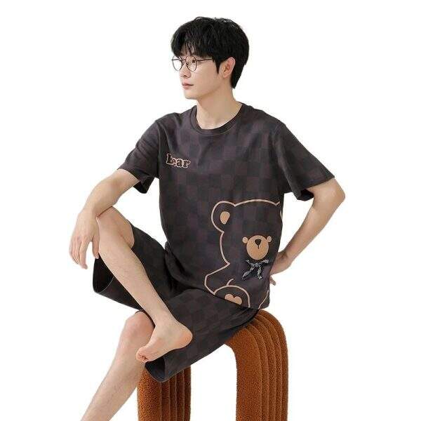 Comfortable men's sleepwear two-piece set - Image 5