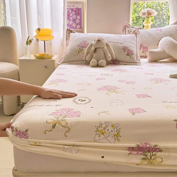 100% cotton A-class grade pure cotton bed sheet - Image 3