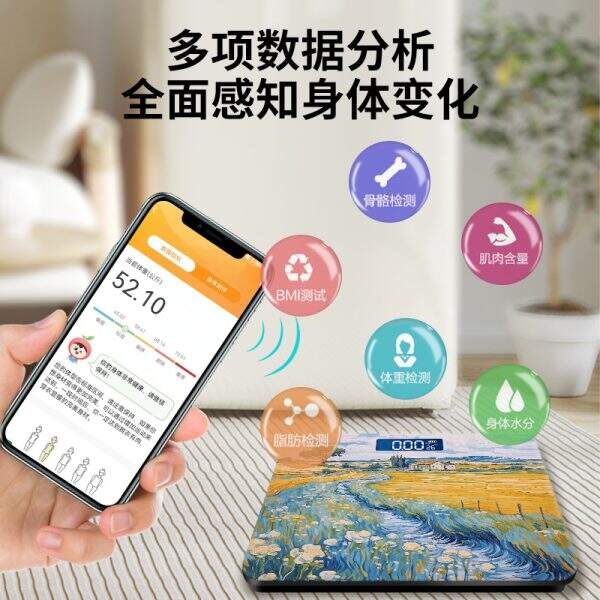 Oil painting style human weighing scale - Image 3