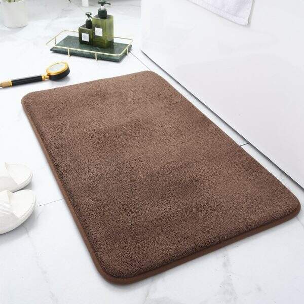 Solid color bathroom absorbent carpet - Image 2