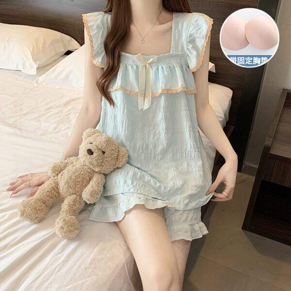 Sexy Solid Color Pajama Set - Image 1