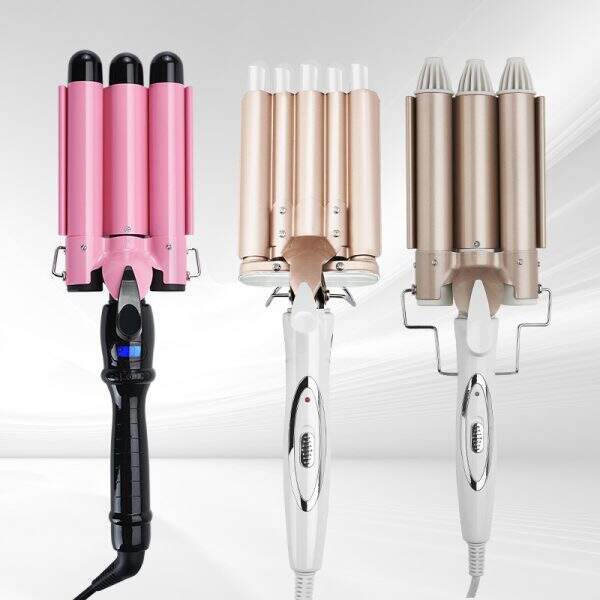 Three tube electric curling iron - Image 1