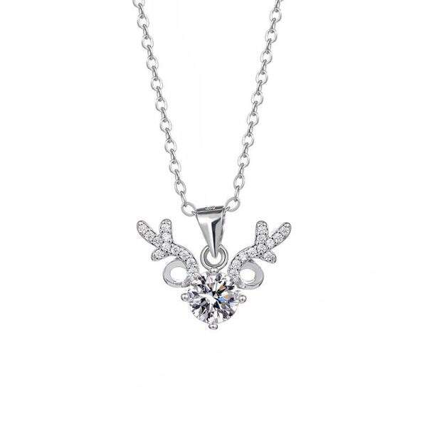 Fashionable Antlers Brick and Stone Necklace - Image 5
