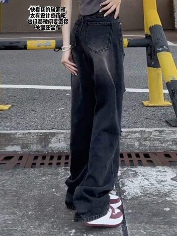 high street black ripped jeans - Image 4