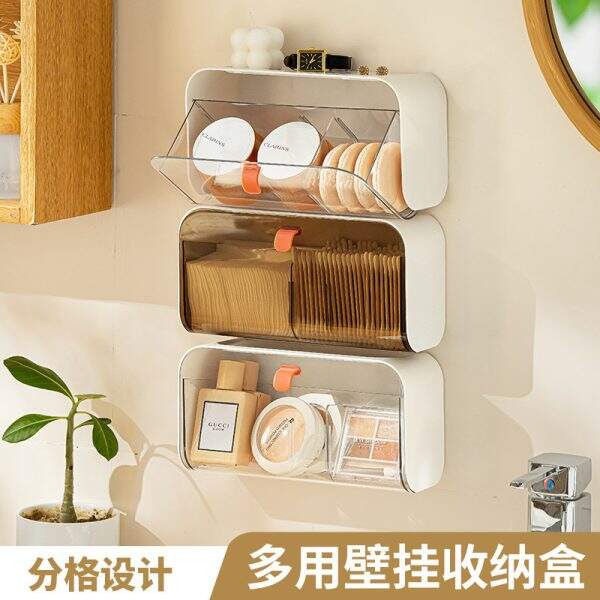 Wall mounted compartmentalized storage box - Image 1