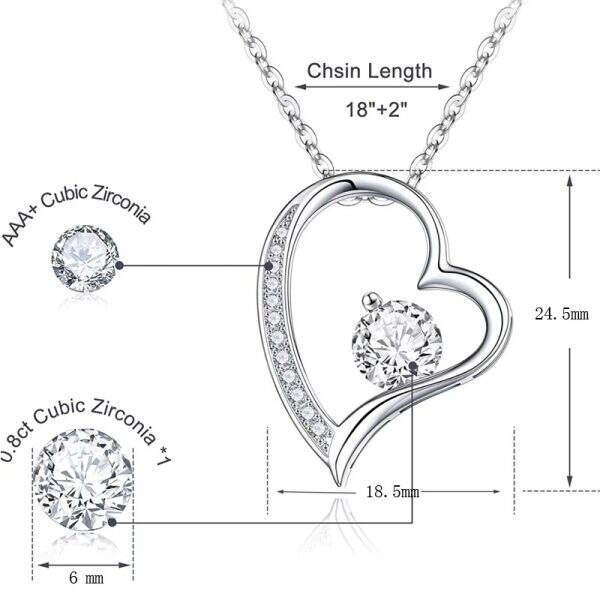 Love necklace earrings - Image 4