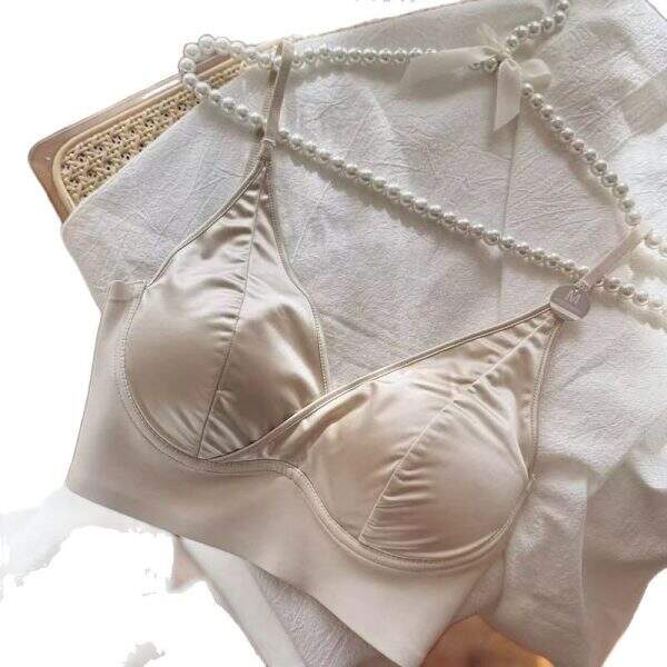 French satin high luxury two-piece bra - Image 5