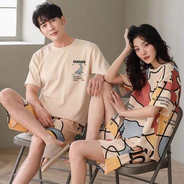 Couple's casual pajama set - Image 1