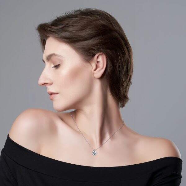 Simple necklace, ring, earring - Image 2