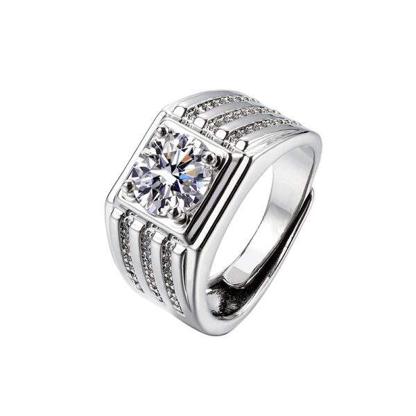 Men's Four Claw Ring - Image 5